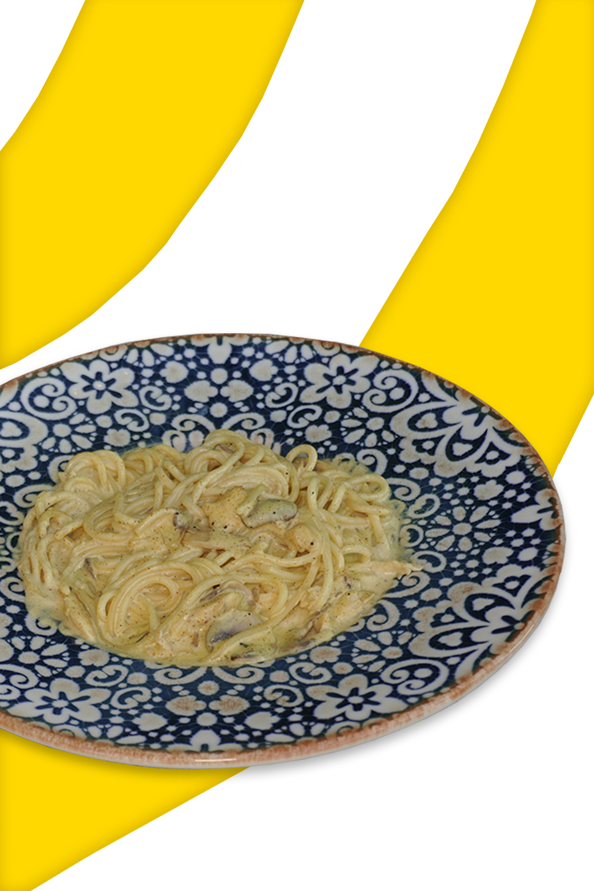 Köri Soslu Spagetti